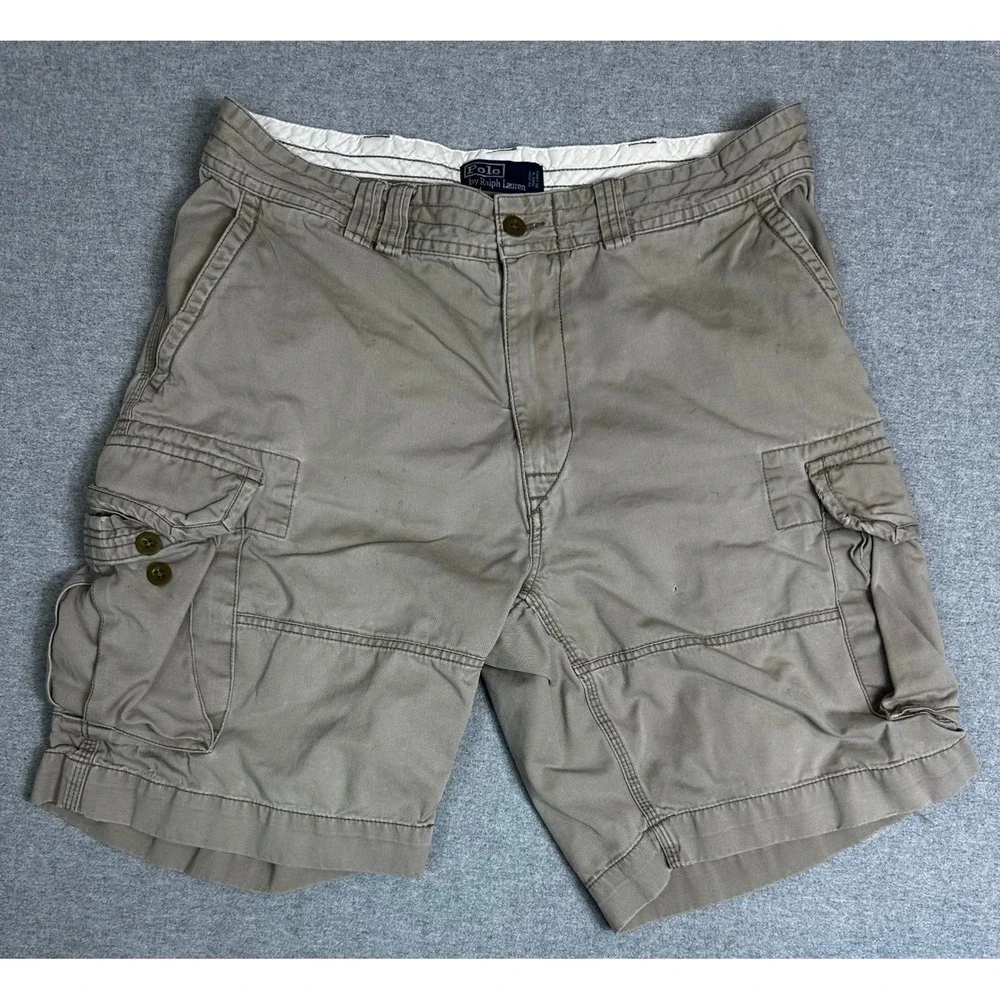 VTG Polo Ralph Lauren Cargo Shorts Mens 36 9